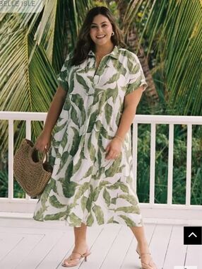 Torrid Belle Isle Popover Dolman Midi Dress Size 10 Torrid Size 00